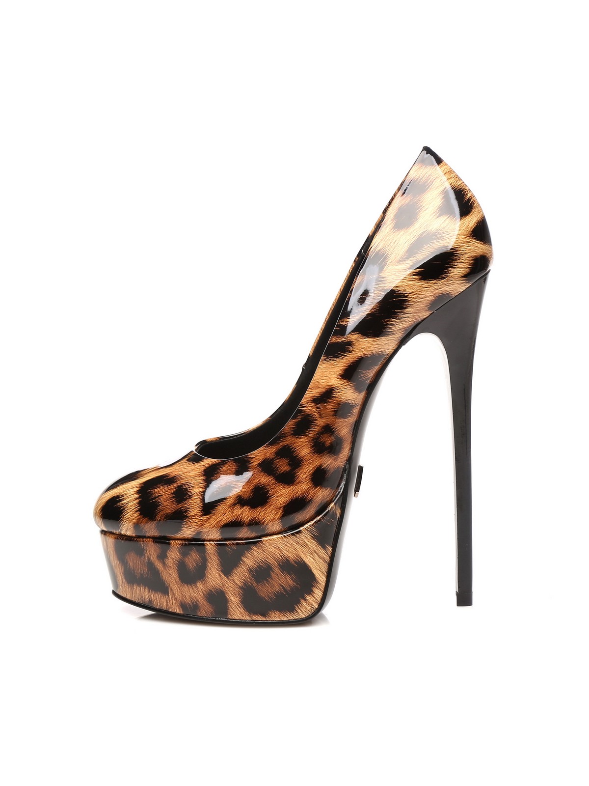 Giaro high heel pumps with leopard pattern