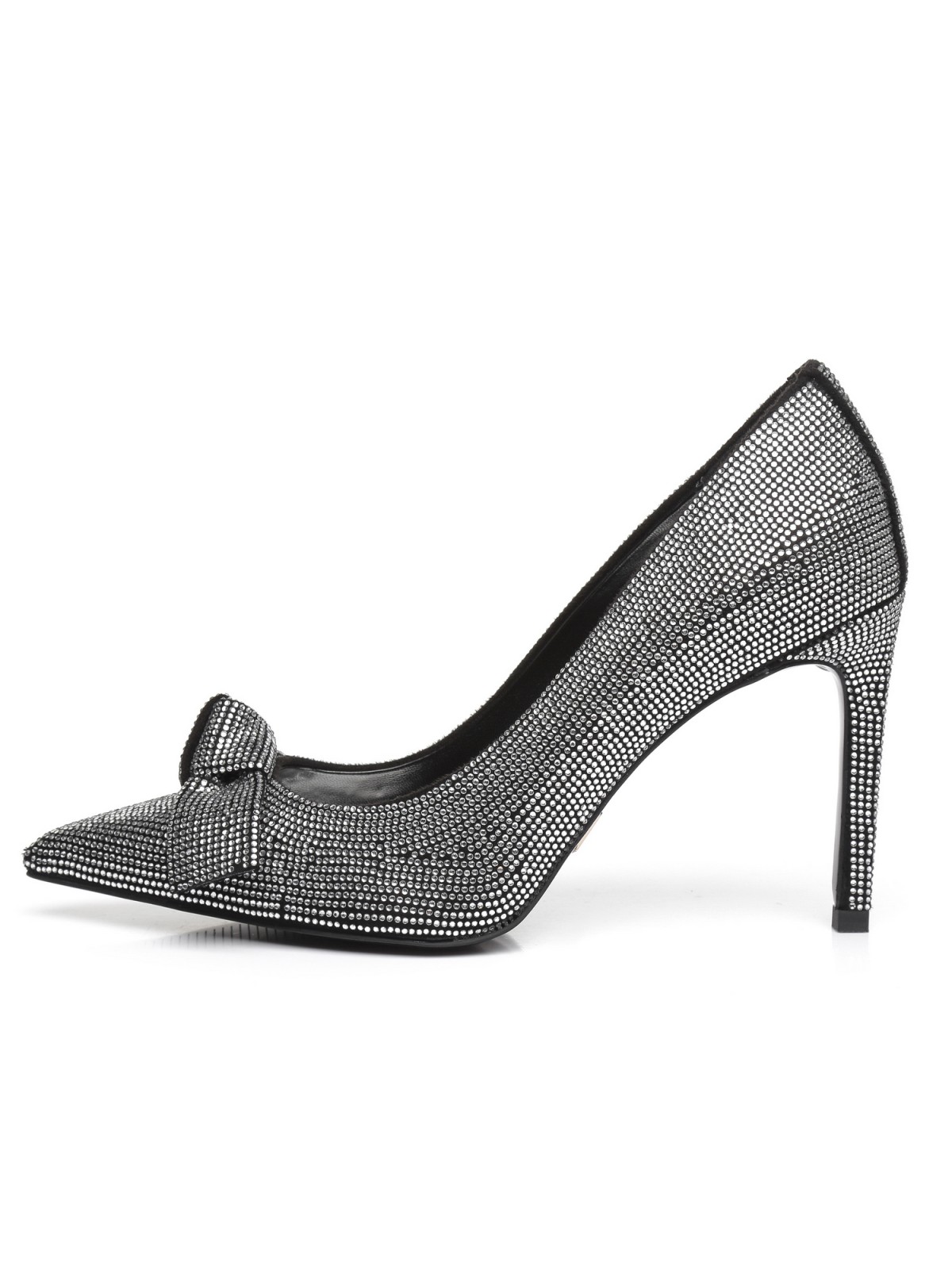 Giaro MADELINE pumps with silver shiny crystals