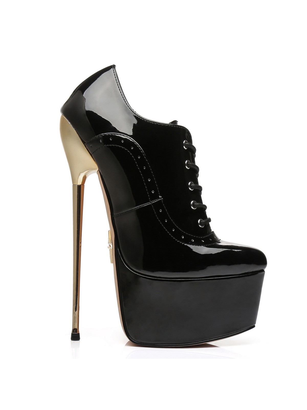 Giaro Selena Black Velour Ankle Platform Boots With Chunky Heels
