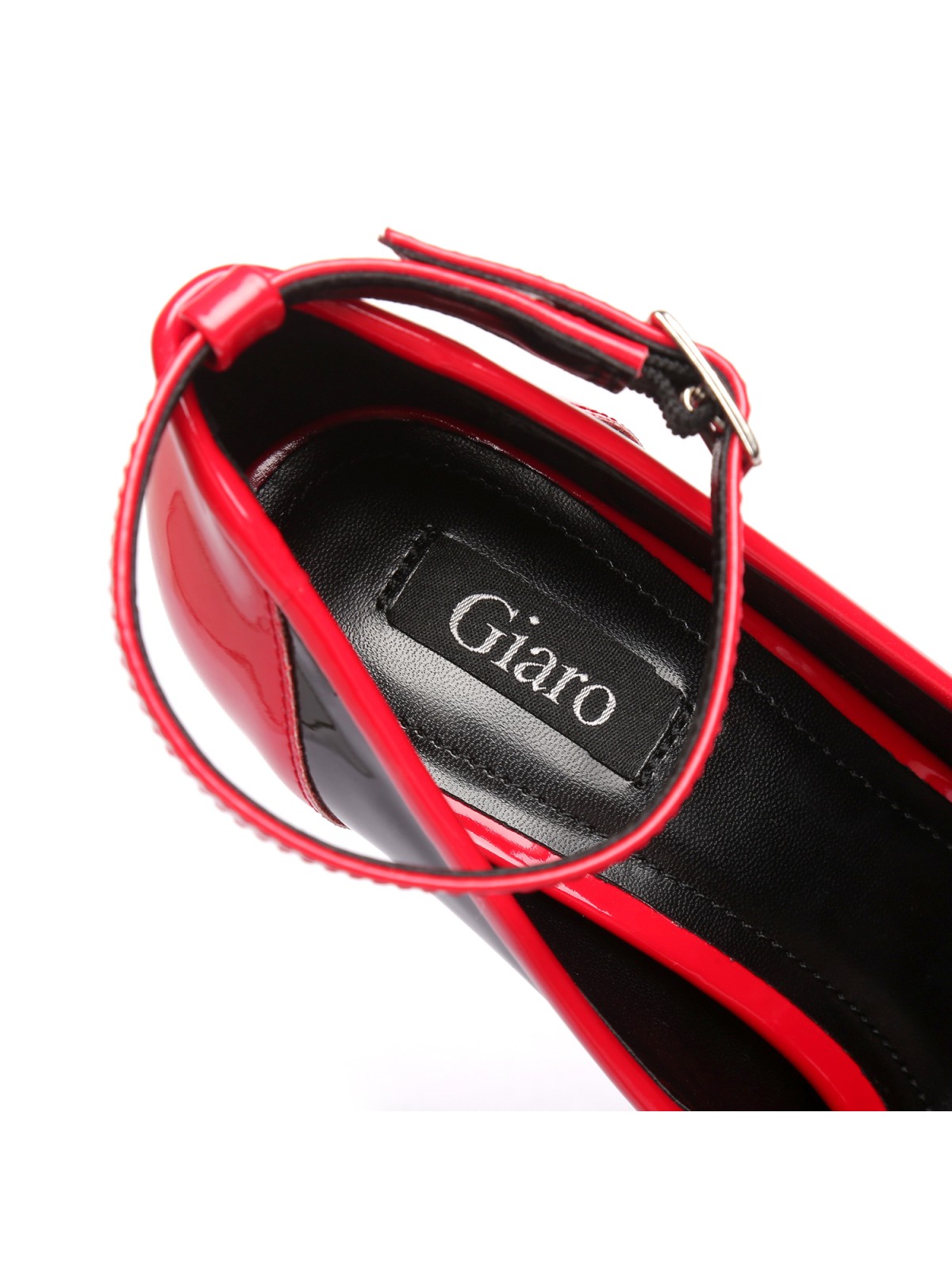 Giaro SLICK black shiny boots with 
