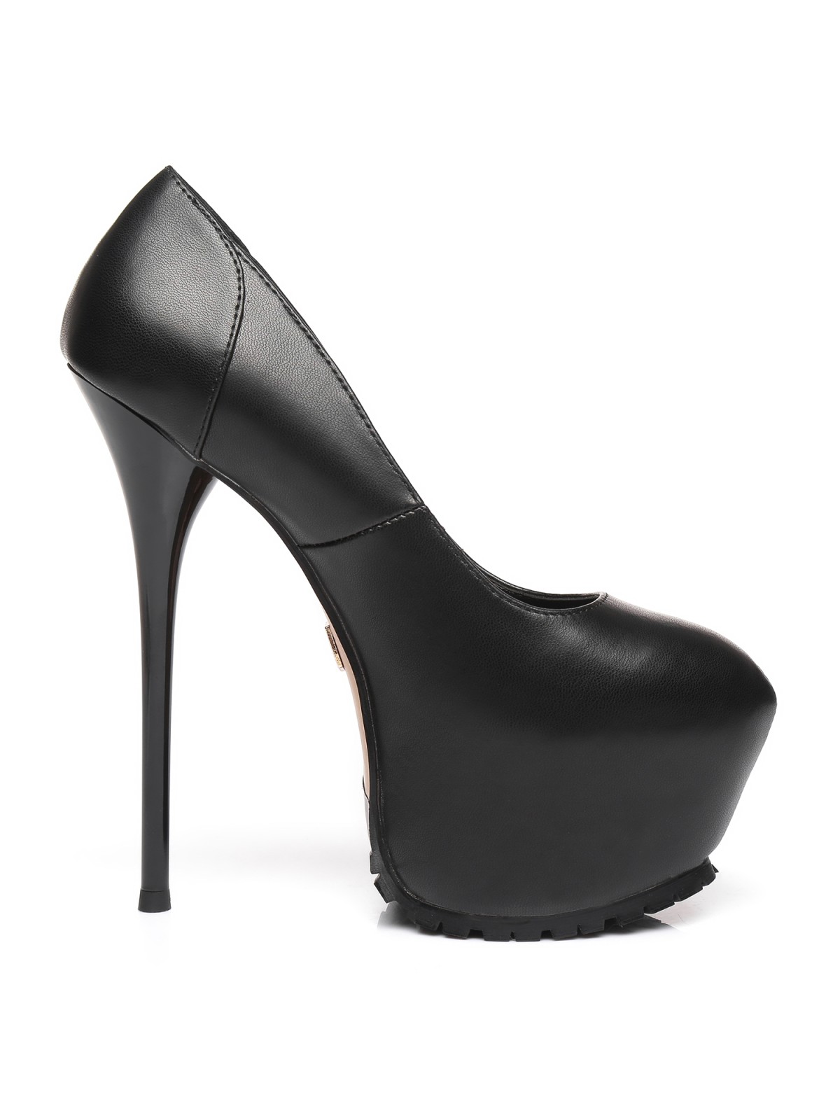 Giaro VICKY black platform pumps with stiletto heels