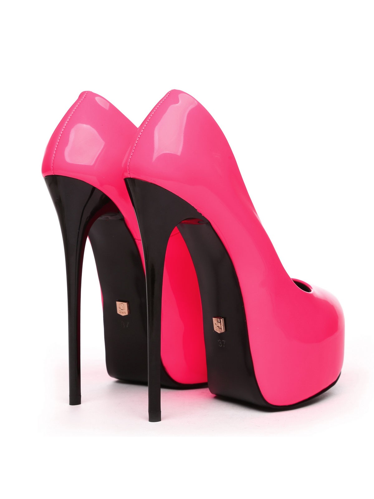 Pink top stiletto pumps