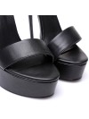 Giaro Galana black-red high heel sandals