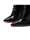 GALANA high heel ankle boots with front lace up