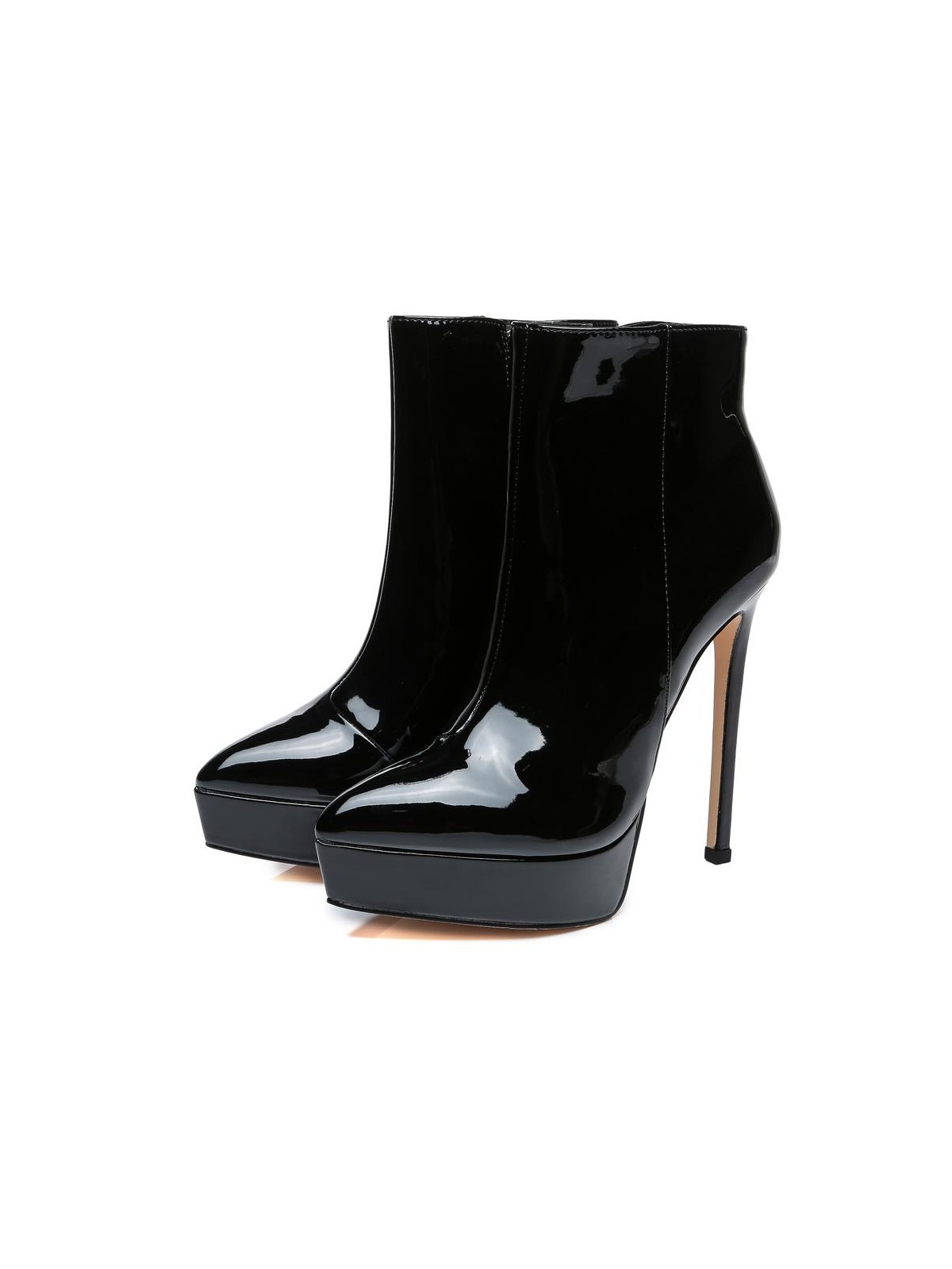 Giaro Giaro Platform ankle boots STACK in black with 14cm heels - Giaro  High Heels